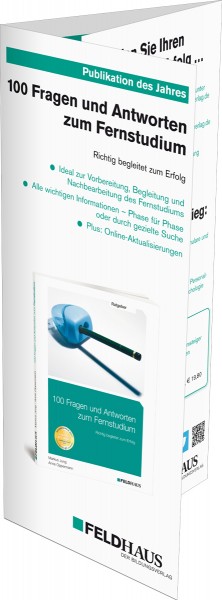 100 Fragen und Antworten zum Fernstudium, Flyer zum Buch
