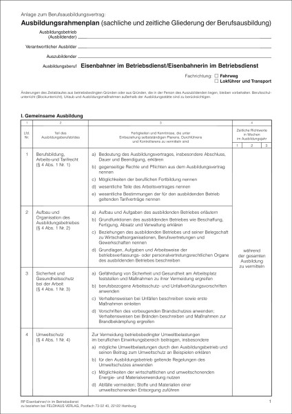 Eisenbahner/-in im Betriebsdienst Eisenbahner/-in im Betriebsdienst