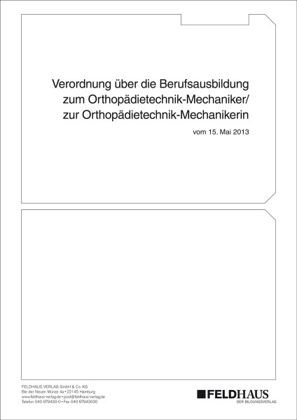 Orthopädietechnik-Mechaniker/-in