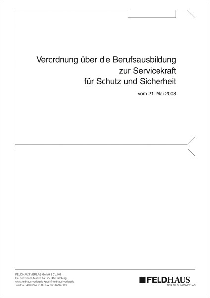 Servicekraft für Schutz und Sicherheit