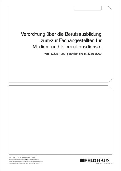 Fachangestellte/-r für Medien- und Informationsdienste