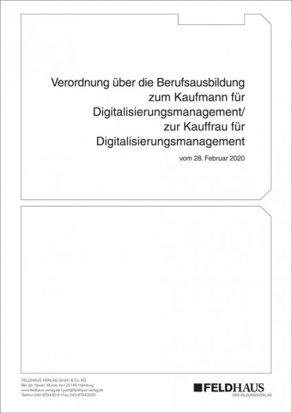 Kaufmann/Kauffrau für Digitalisierungsmanagement