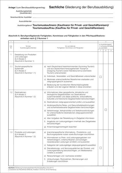Tourismuskaufmann/-kauffrau