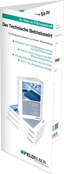 Der Technische Betriebswirt, Flyer zu den Büchern