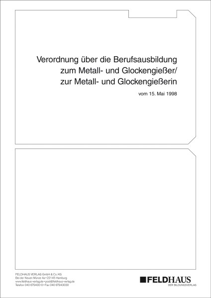 Metall- und Glockengießer/-in