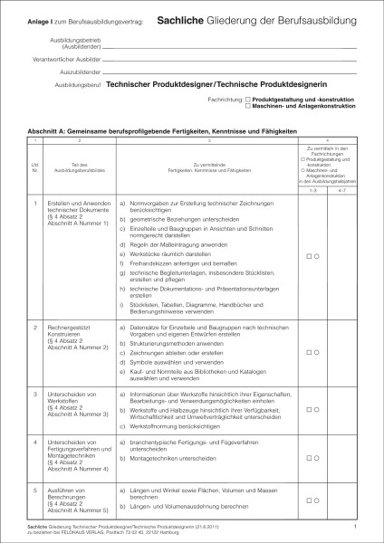 Technische/-r Produktdesigner/-in