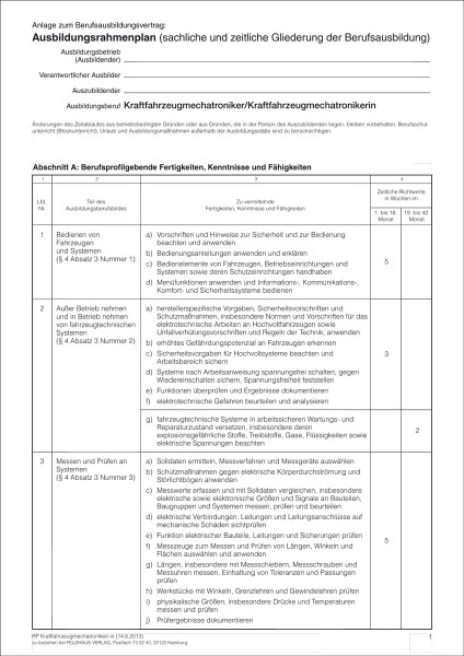 Kraftfahrzeugmechatroniker/-in