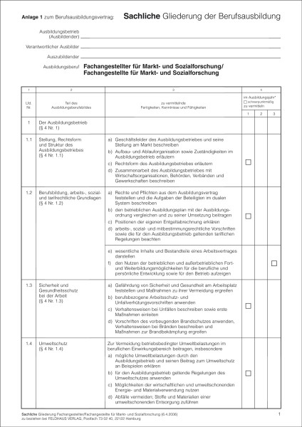 Fachangestellte/-r für Markt- und Sozialforschung