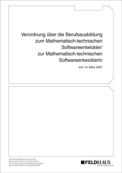 Mathematisch-Technischer Softwareentwickler/-in