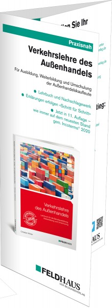Verkehrslehre des Außenhandels, Flyer zum Buch