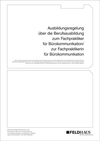Fachpraktiker/-in für Bürokommunikation (Beruf für Menschen mit Behinderungen)