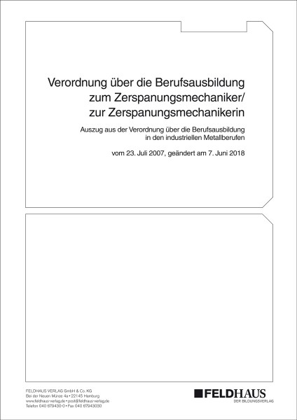 Zerspanungsmechaniker/-in