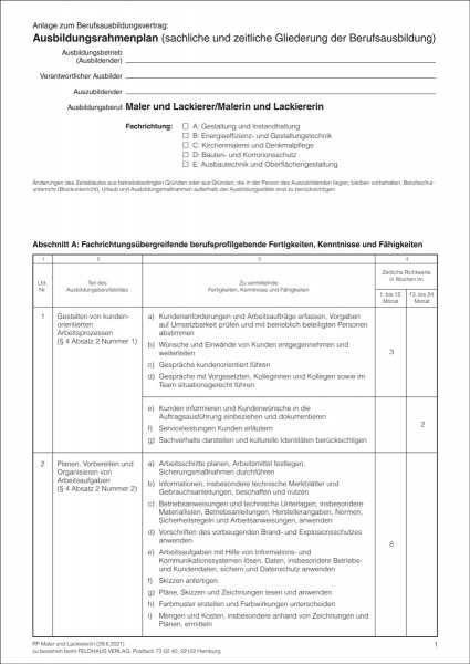 Maler/-in und Lackierer/-in