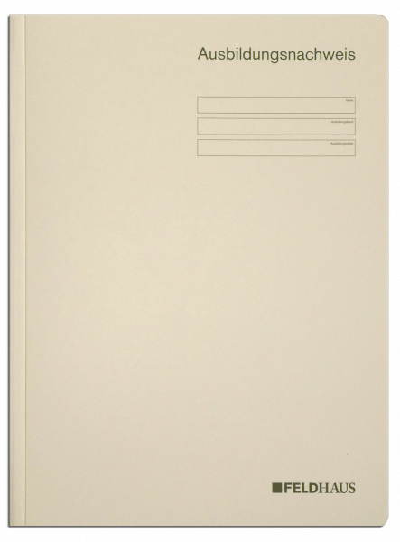 Kartonhefter (BEIGE) für Ausbildungsnachweise