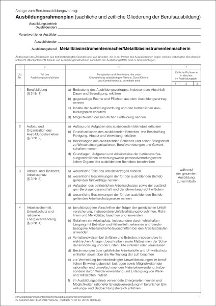 Metallblasinstrumentenmacher/-in (Industrie)