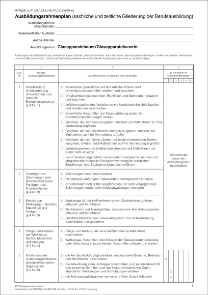 Glasapparatebauer/-in