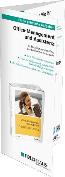 Office-Management und Assistenz, Flyer zum Buch