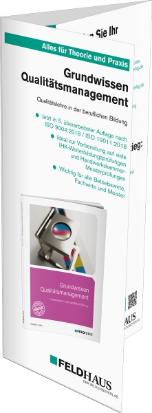 Grundwissen Qualitätsmanagement, Flyer zum Buch