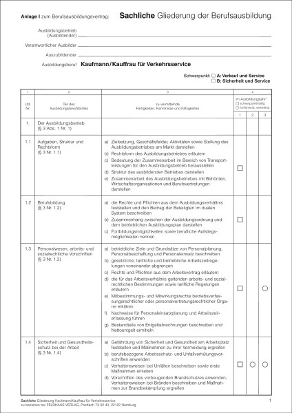 Kaufmann/Kauffrau für Verkehrsservice