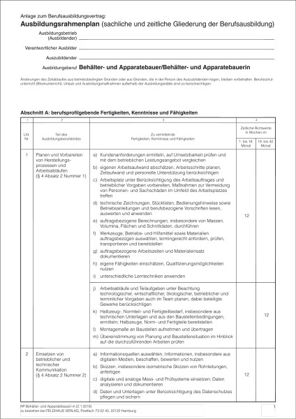 Behälter- und Apparatebauer/-in