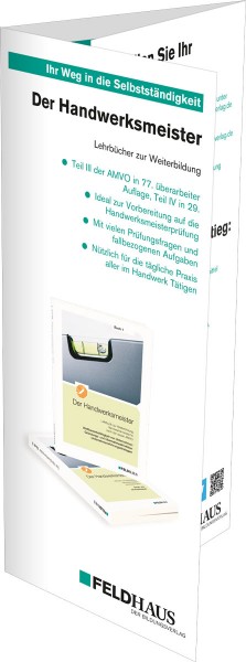 Der Handwerksmeister, Flyer zu den Büchern