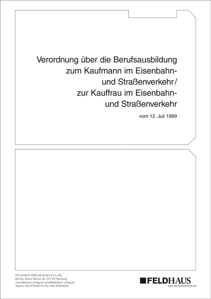 Kaufmann/Kauffrau im Eisenbahn- und Straßenverkehr