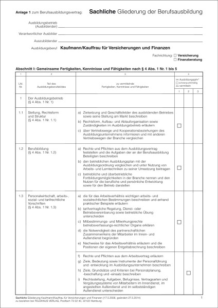 Kaufmann/Kauffrau für Versicherungen u. Finanzanlagen