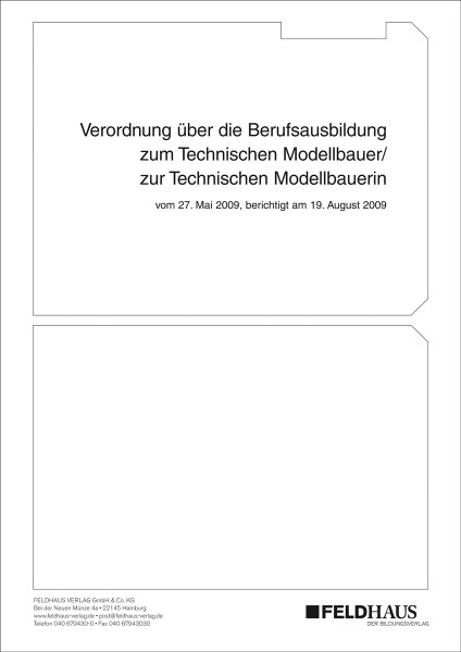 Technische/-r Modellbauer/-in