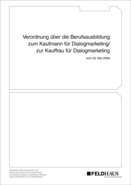 Kaufmann/Kauffrau für Dialogmarketing