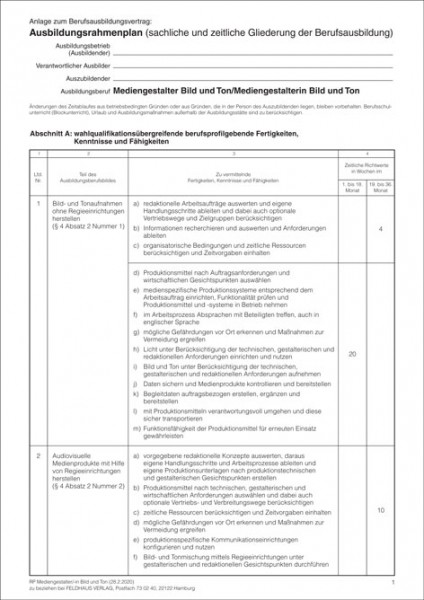 Mediengestalter/-in Bild und Ton