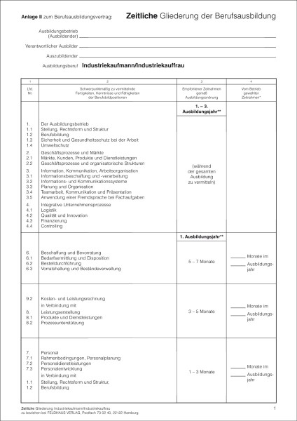 Industriekaufmann/-kauffrau