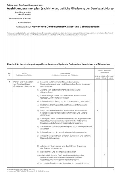 Klavier- und Cembalobauer/-in