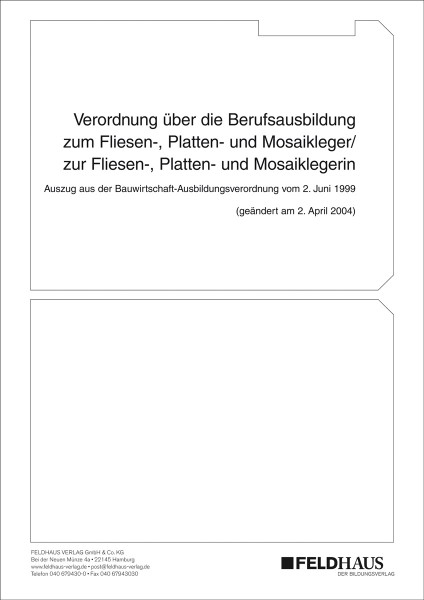 Fliesen-, Platten- und Mosaikleger/-in