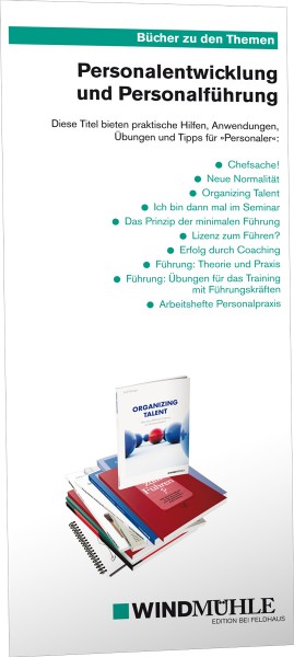 Personalentwicklung und Personalführung, Prospekt zu den Büchern