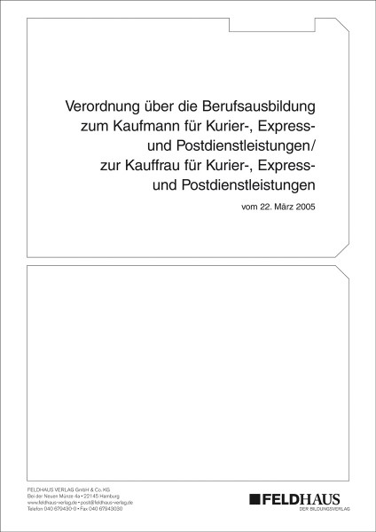 Kaufmann/Kauffrau für Kurier-, Express-