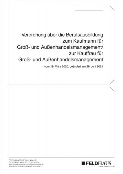 Kaufmann/-kauffrau im Groß- und Außenhandelsmanagement