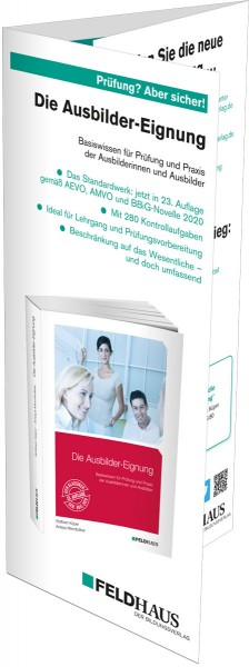 Die Ausbilder-Eignung, Flyer zum Buch
