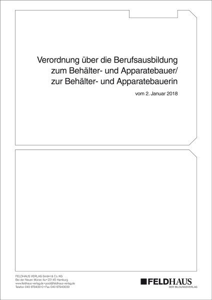 Behälter- und Apparatebauer/-in