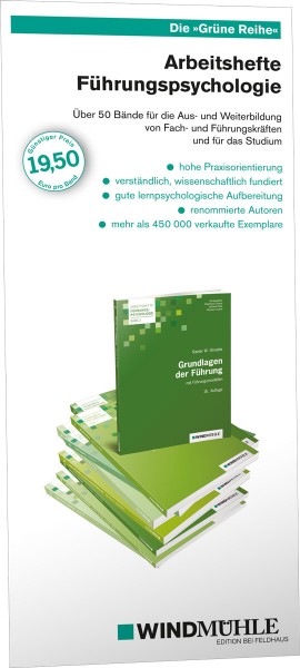 Prospekt zur kompletten Grünen Reihe