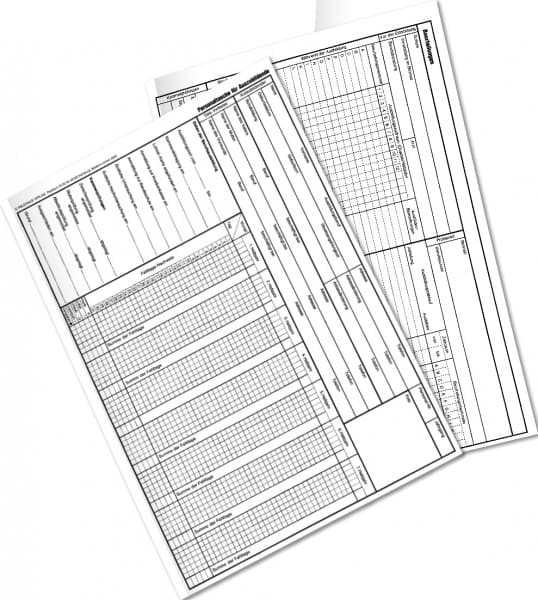 Personaltasche für Auszubildende (Formular 3025)