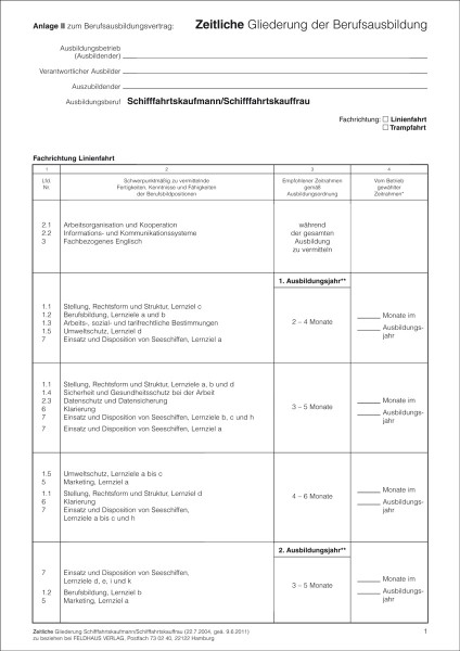 Schifffahrtskaufmann/-kauffrau