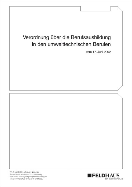 Umwelttechnische Berufe