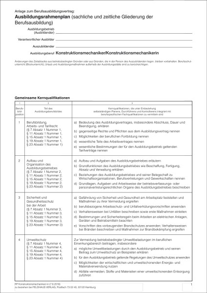 Konstruktionsmechaniker/-in