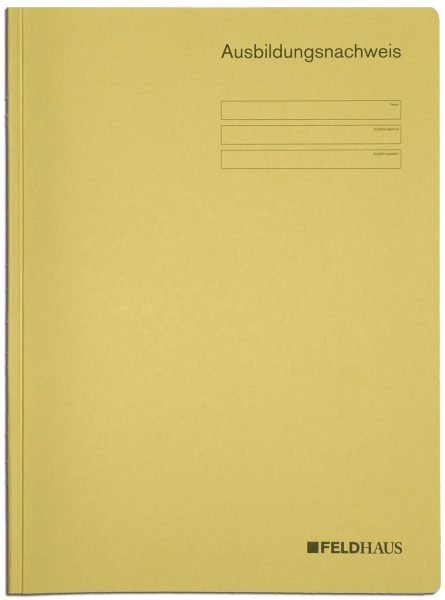 Kartonhefter (GELB) für Ausbildungsnachweise