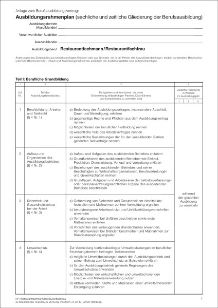 Restaurantfachmann/-frau
