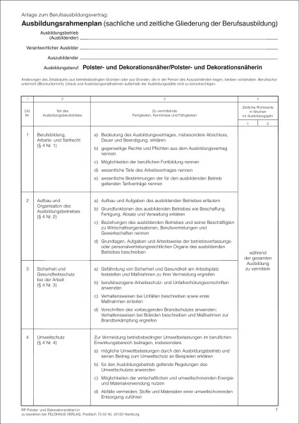 Polster- und Dekorationsnäher/-in