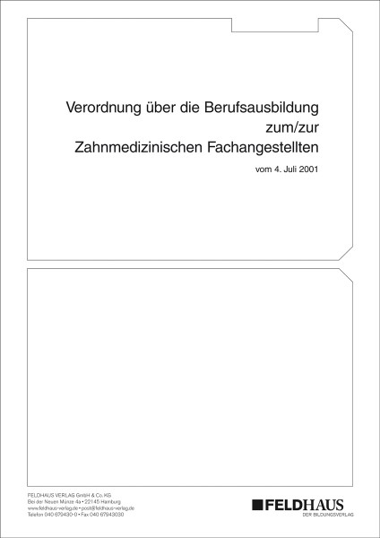 Zahnmedizinische/-r Fachangestellte/-r