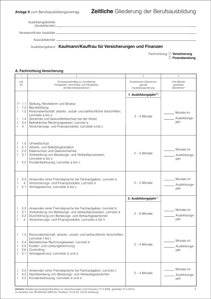 Kaufmann/Kauffrau für Versicherungen u. Finanzanlagen