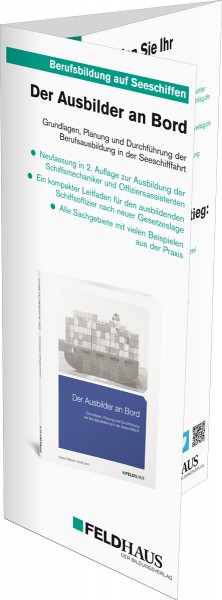 Der Ausbilder an Bord, Flyer zum Buch