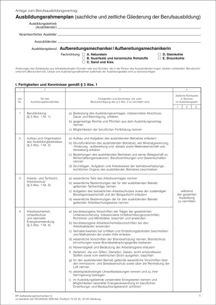 Aufbereitungsmechaniker/-in